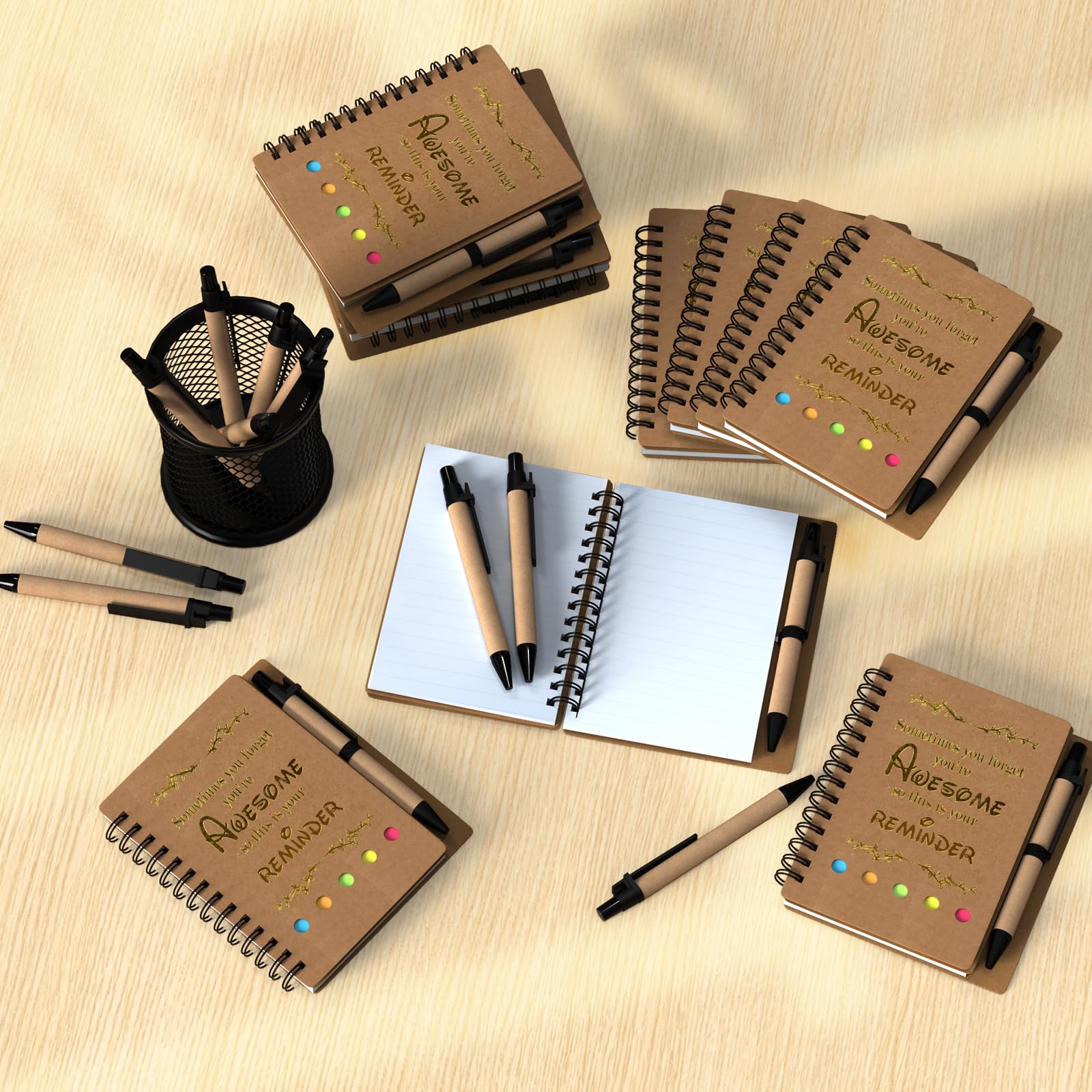 HochoLii Cuadernos De Redacción - Regalos De Agradecimiento - Bloc De Notas Motivacional Para Escuela, Maestros Y Empleados
