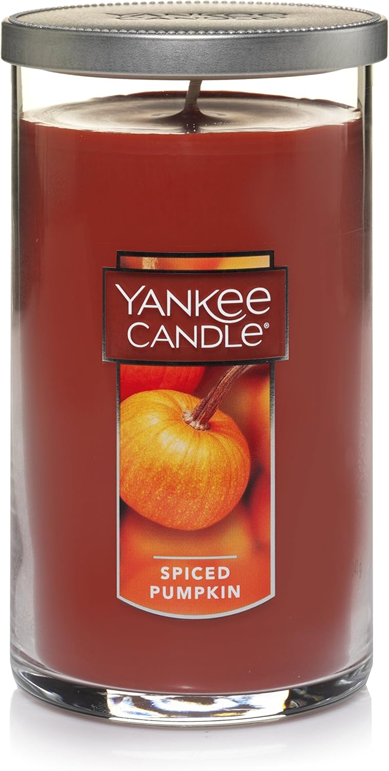 Yankee Candle Spiced Pumpkin Scented, Classic 12oz Medium