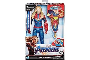 Avengers Marvel Endgame Titan Hero Power FX Captain Marvel: Ages 4 and Up