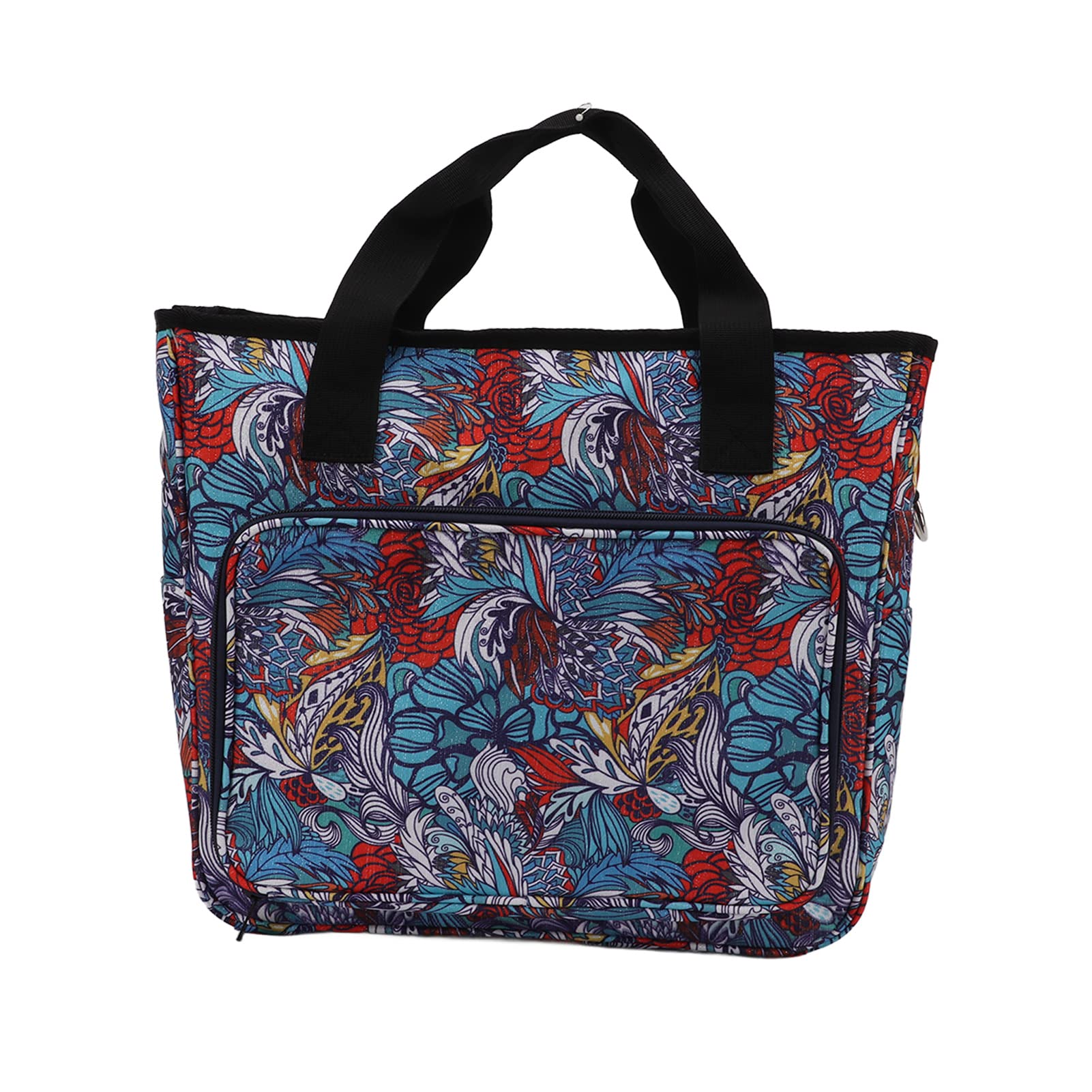 Bolsa para Tejer, Tela Oxford, Almacenamiento de Hilo Impermeable, Duradero y Liviano, Bolsa de Ganchillo Duradera, Exquisita y Portátil de Gran Capacidad, para Ganchos de Ganchillo(Rojo)