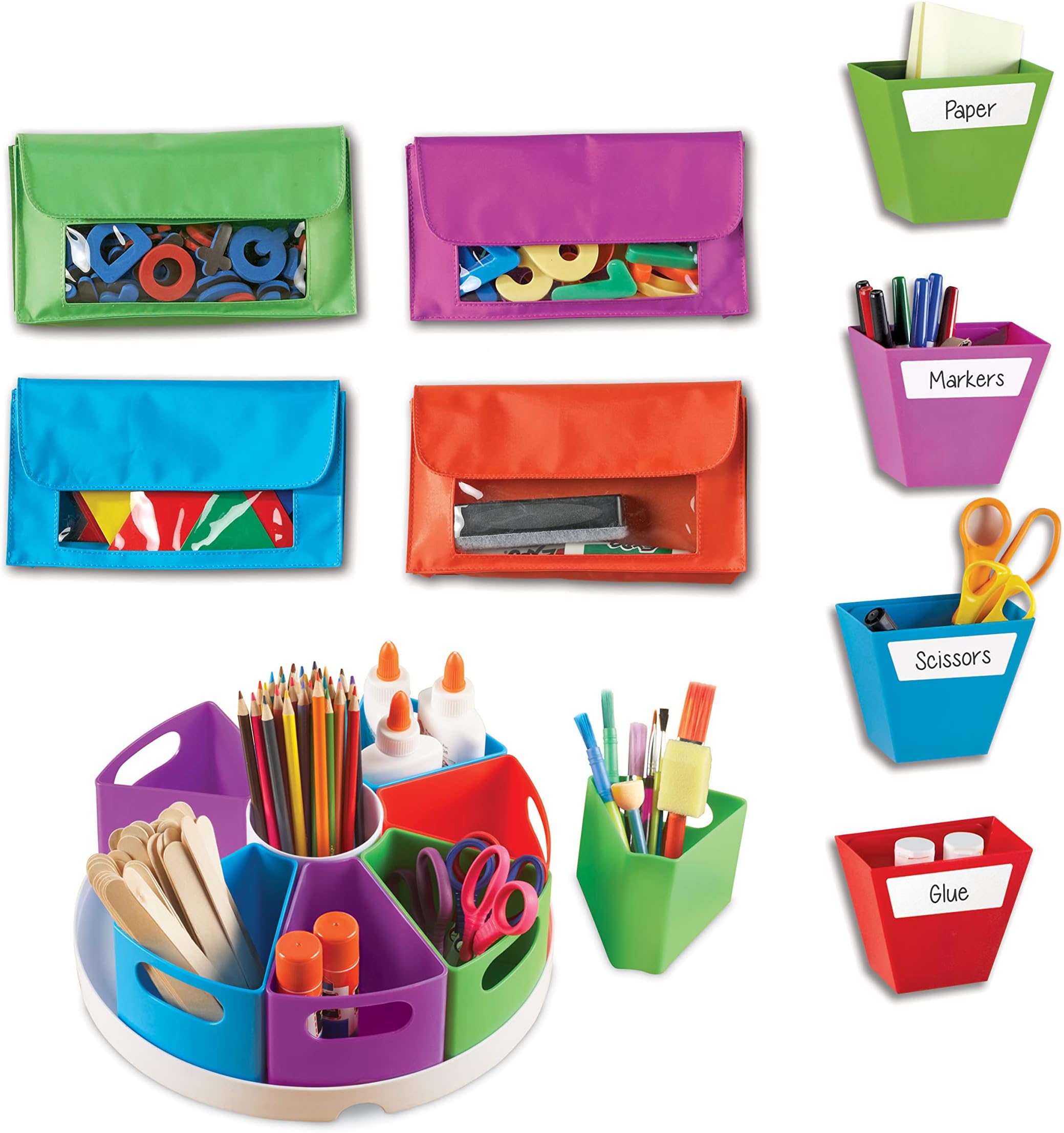 Learning ResourcesCreate-a-Space Storage Bundle, Home School Set, Classroom Accessories, Ages 3+