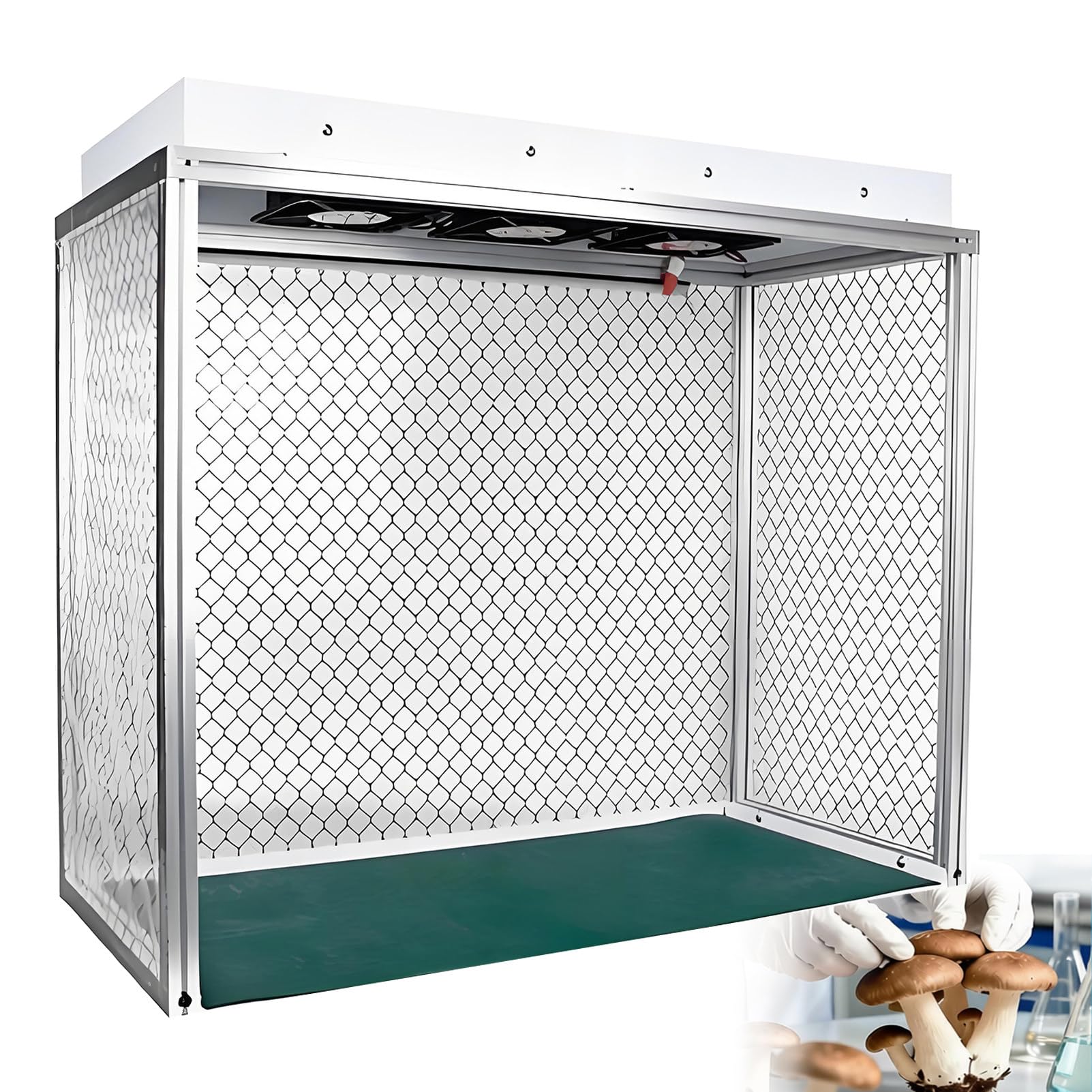 Cabina de Flujo Laminar, Campana de Flujo Laminar Vertical con Filtro Hepa, Mesa de Trabajo Limpia de Flujo de Aire Laminar, para Reparación de Electrónica, Trabajos de Laboratorio