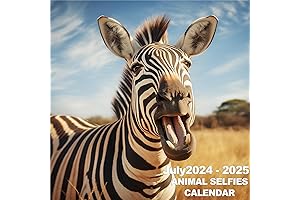 2024 Wall Calendar with 12 Majestic Farm Animals