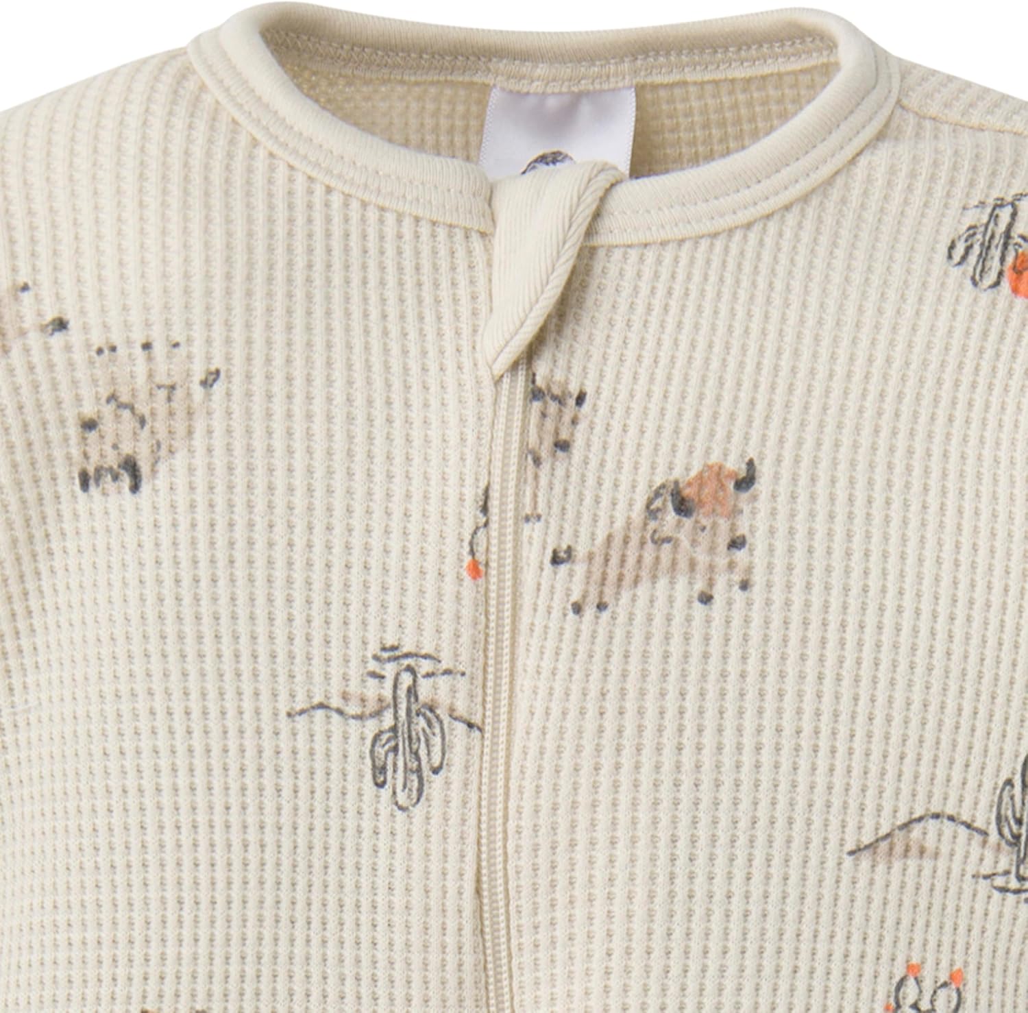 Gerber baby-girls 2-pack 2-way Zip Thermal Footed Sleep 'N Play - Image 3