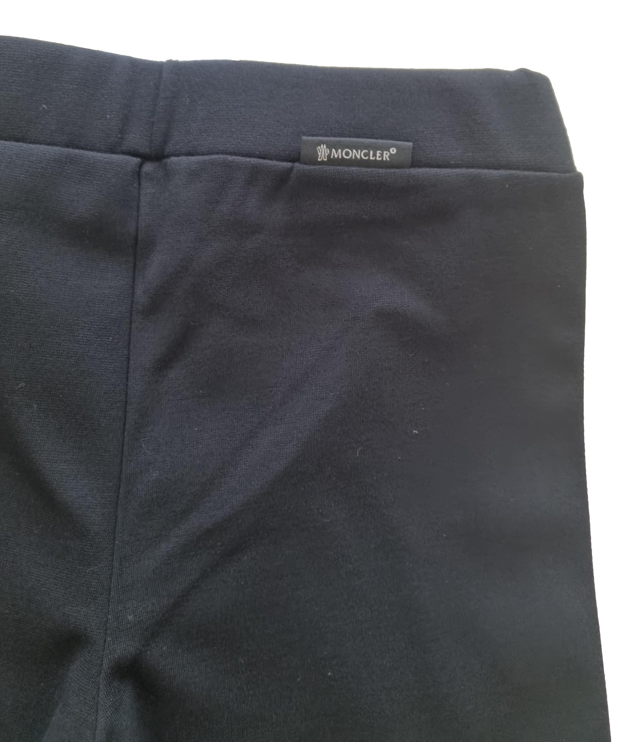 Moncler Junior Hose Leggings Mädchen 8H73010 Schwarz und Rosa