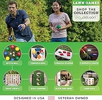 Vista 7 de Play Platoon Dados de césped - Juego de dados gigantes de madera para jugar juegos infinitos al aire libre