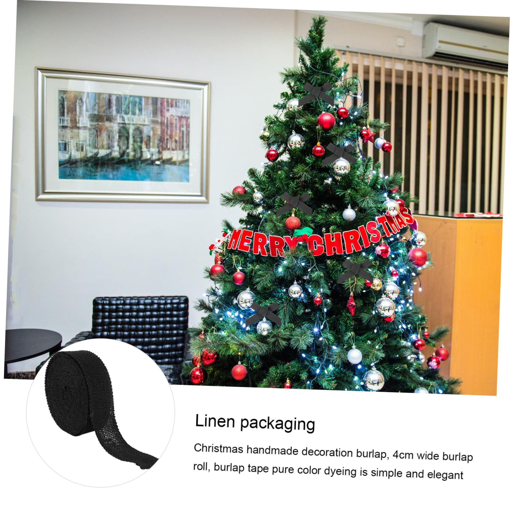 Operitacx 3stücke Handgefertigte Jute Dekorationsbänder Für Weihnachten Geschenkverpackung Und Bastelprojekte Breit Für Festliche Anlässe Und Kreative Verpackungen
