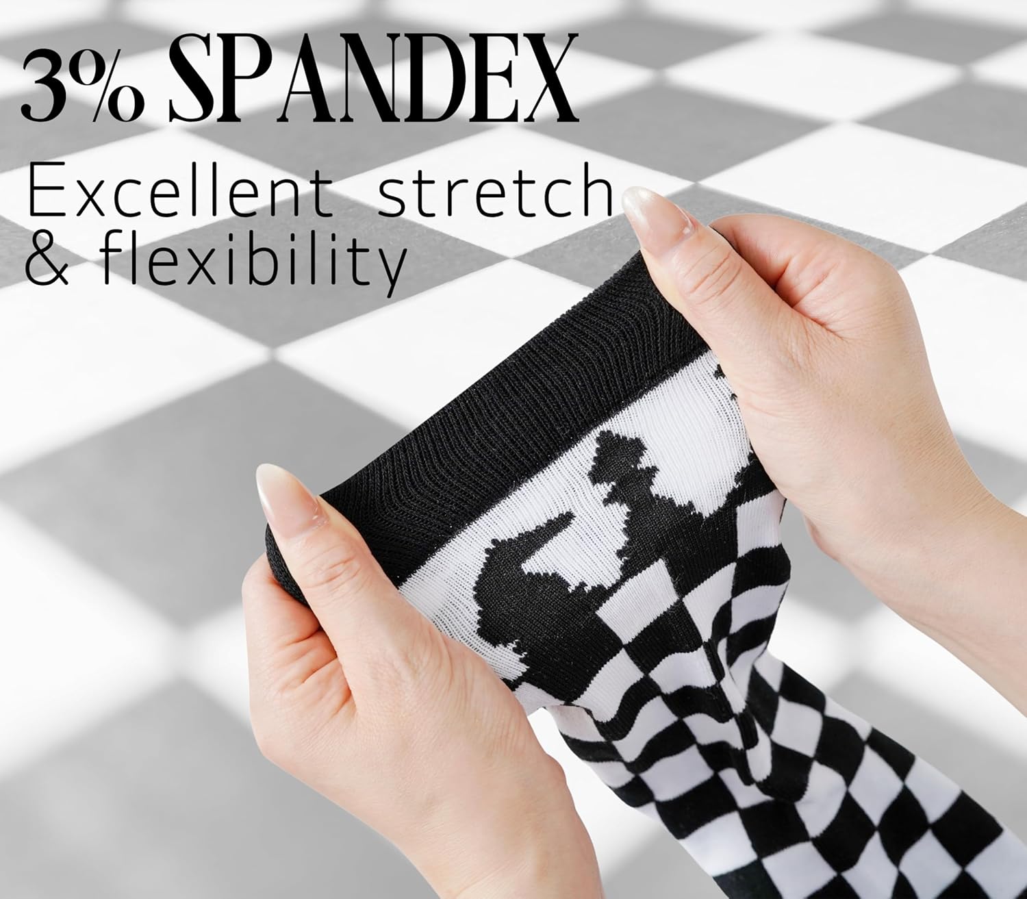 InnoBeta Chess Gift Socks for Geburt, Chess Club, Chess Player, Chess Lover, Thanksgiving & Christmas, One Size - Image 7