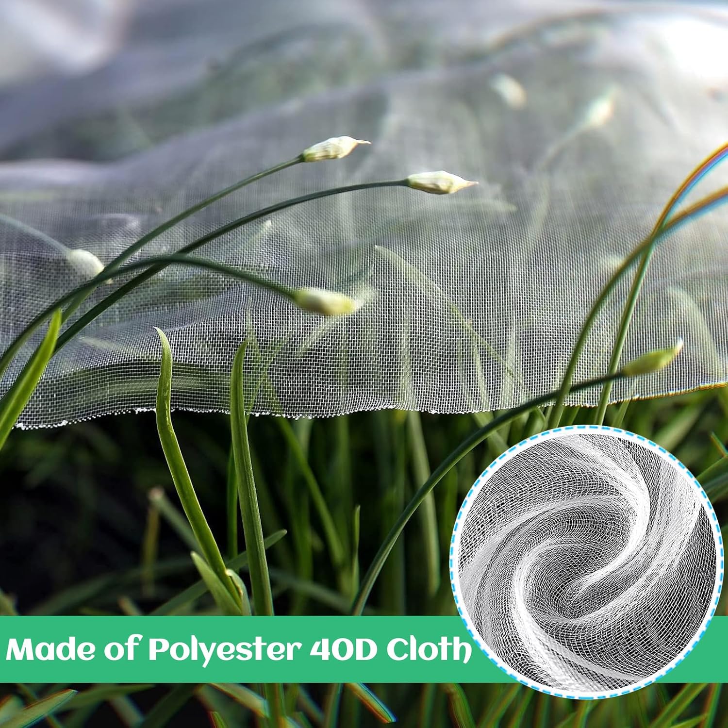 Red de insectos, red de jardín para protección del jardín, mosquitera ...