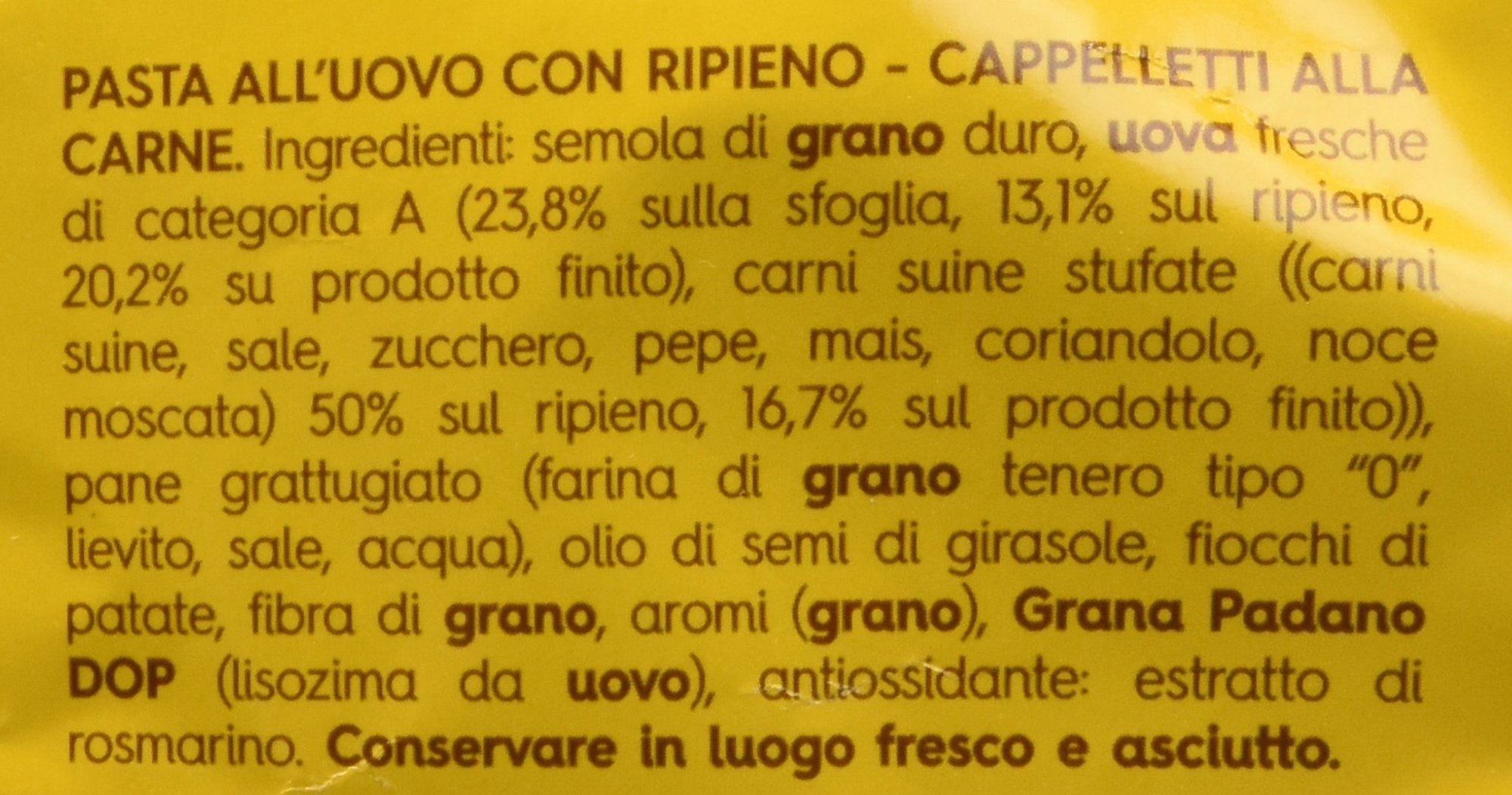 Emiliane Cappelletti Carne - 5 pezzi da 250 g [1250 g]