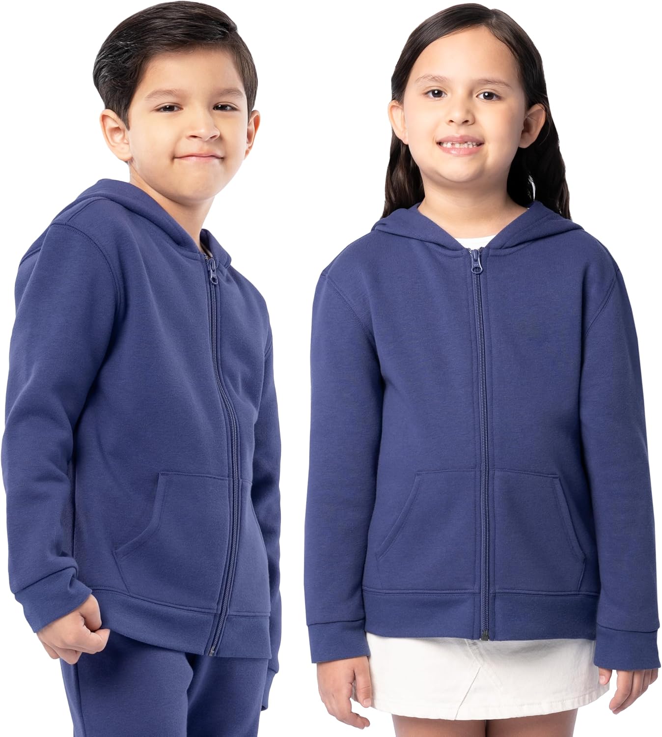 Fruit of the Loom Kids' Fleece Full Zip Hoodie Sweatshirt