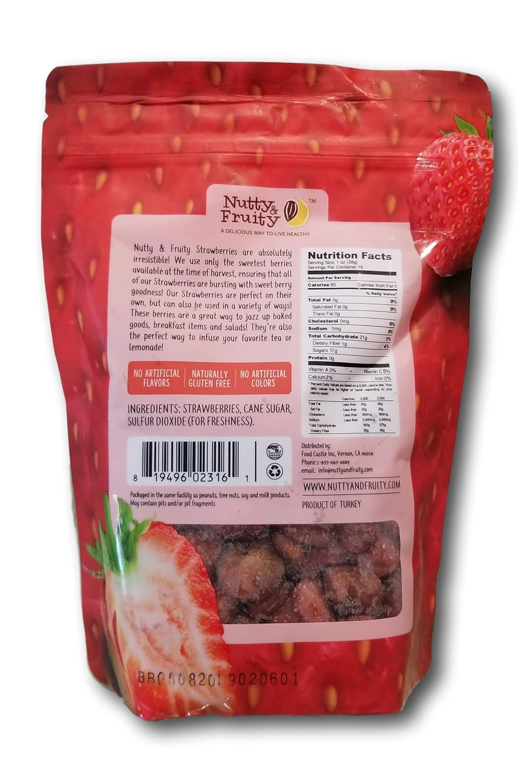 Nutty & Fruity Dried Strawberry- Soft and Juicy - Image 2