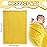 Frienda 4 Pcs Baby Fuzzy Blanket Fluffy Baby Blanket for Boys Girls Soft Warm Infant Newborn Toddler Receiving Nursery Bed Supplies, 32 x 24 Inch(Yellow Color)