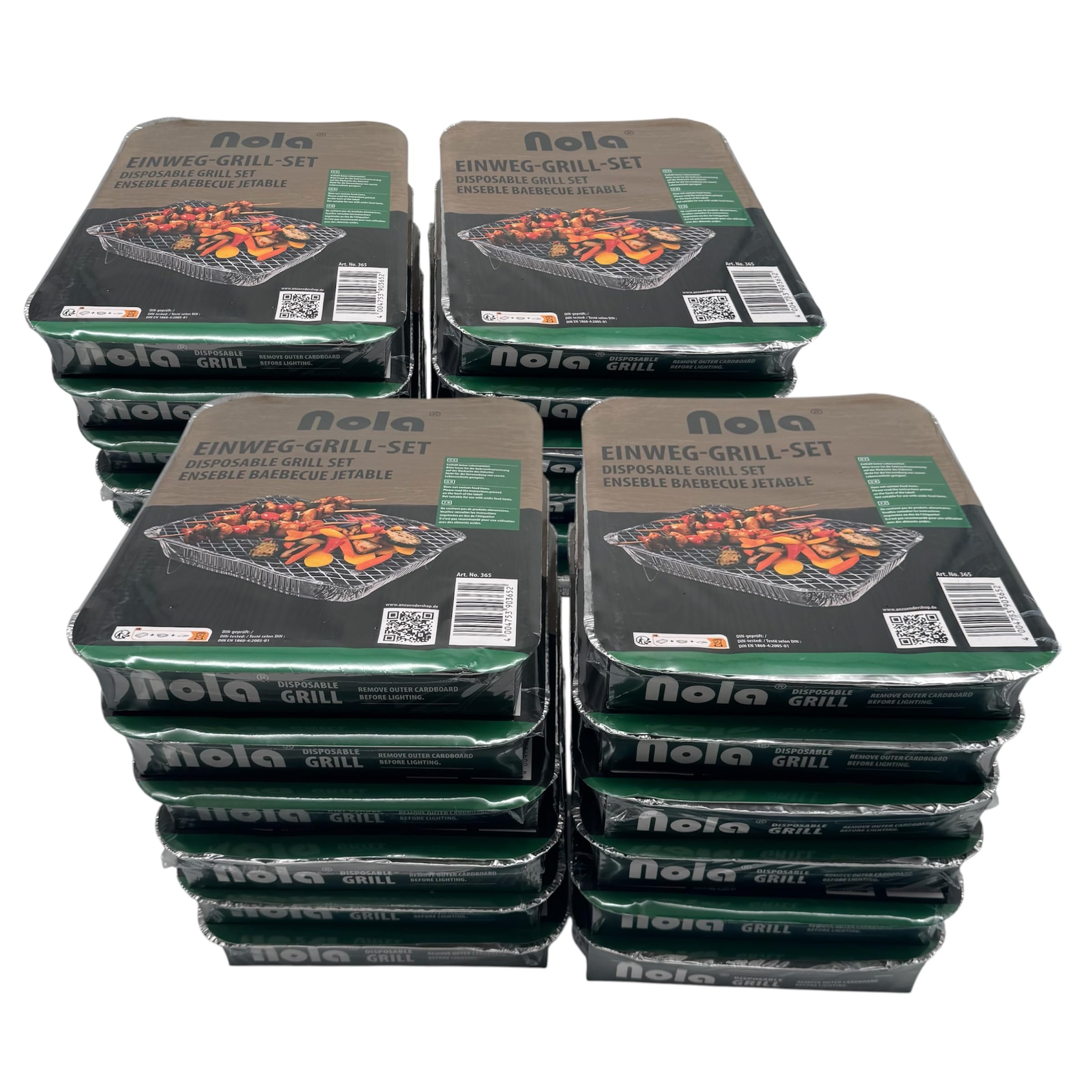 barbecue usa e getta con 450 g di carbone e carta di accensione, picnic, barbecue, barbecue istantaneo, barbecue da picnic art. 365 (24)
