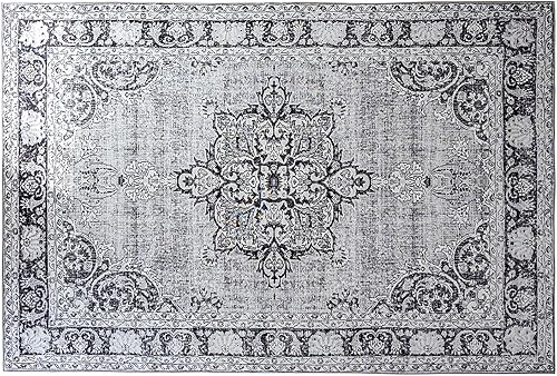 Miniatura 3 de FINECASA Alfombra lavable de 3 x 5 pies, alfombra de área para sala de estar, lavable, 3 x 5 pies, antideslizante, alfombra de cocina, lavable de