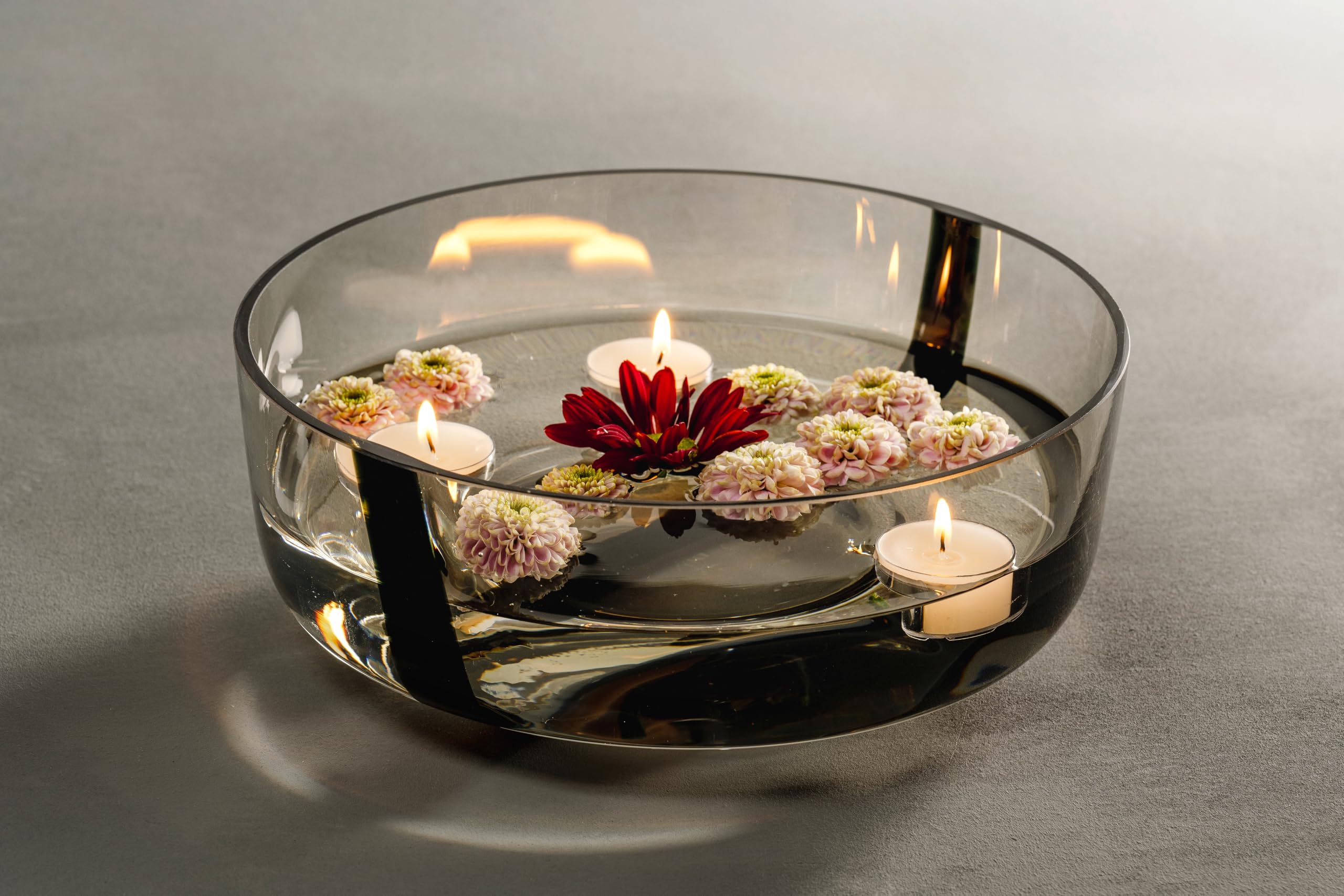 LEONARDO HOME ALVEO Schale • 1 Stück • Für Salat, Snacks und Desserts • Dekorative Servierschale • Für jede Situation • Edles Wohnaccessoire • Stilvolles Designobjekt • Höhe 10 cm • taupe • 055230