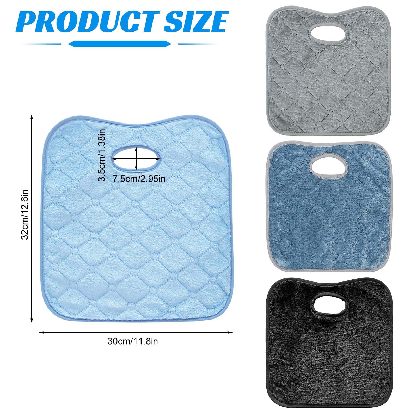 4 Pezzi Protezione Sedile Auto Bambini Cuscino per Seggiolino auto Protezione per Seggiolino Auto per Bambini per Addestramento Vasino Casa Viaggi Caldo Passeggino 32×30CM