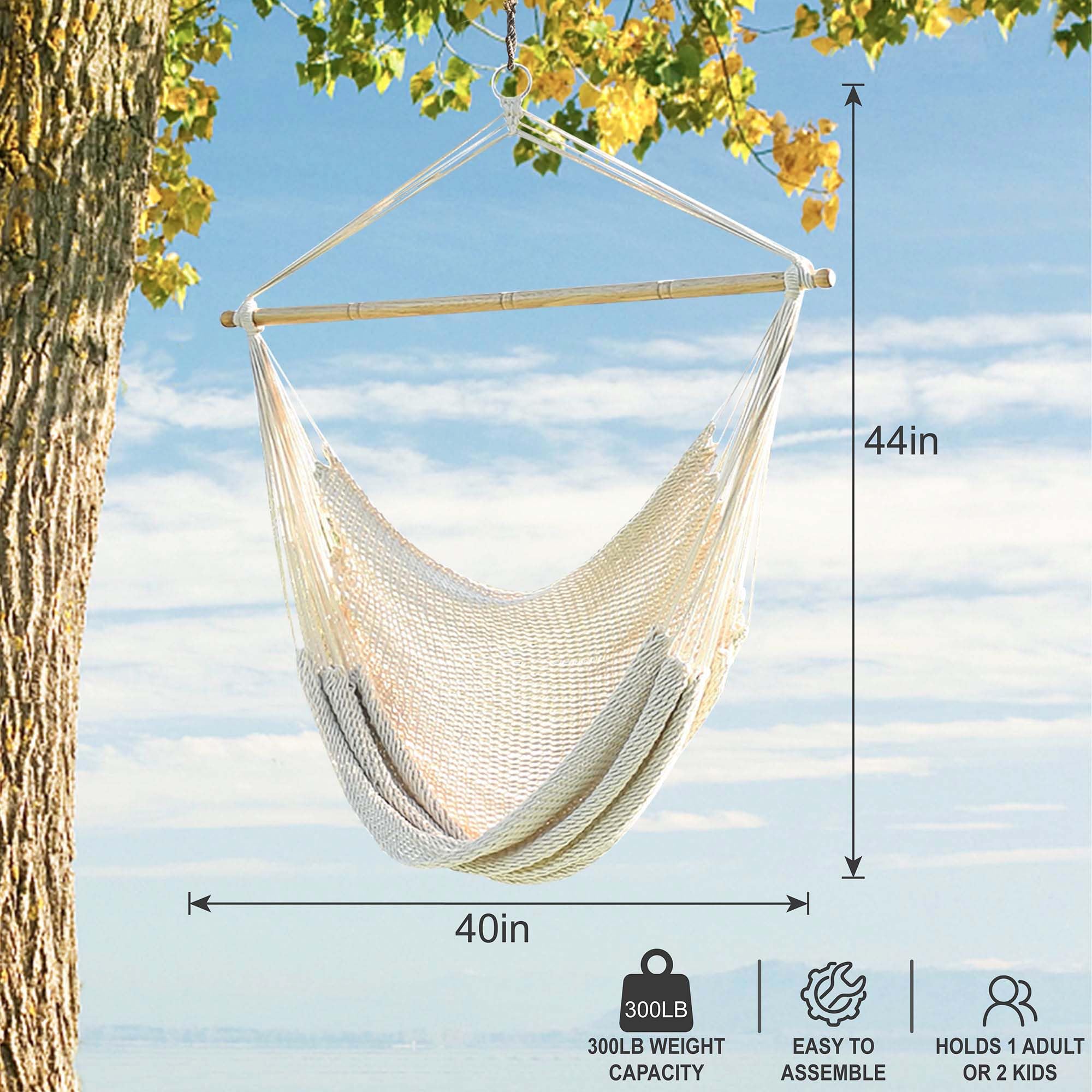 Amazon.com : Lazy Daze Hammocks Chair Caribbean Hanging Rope