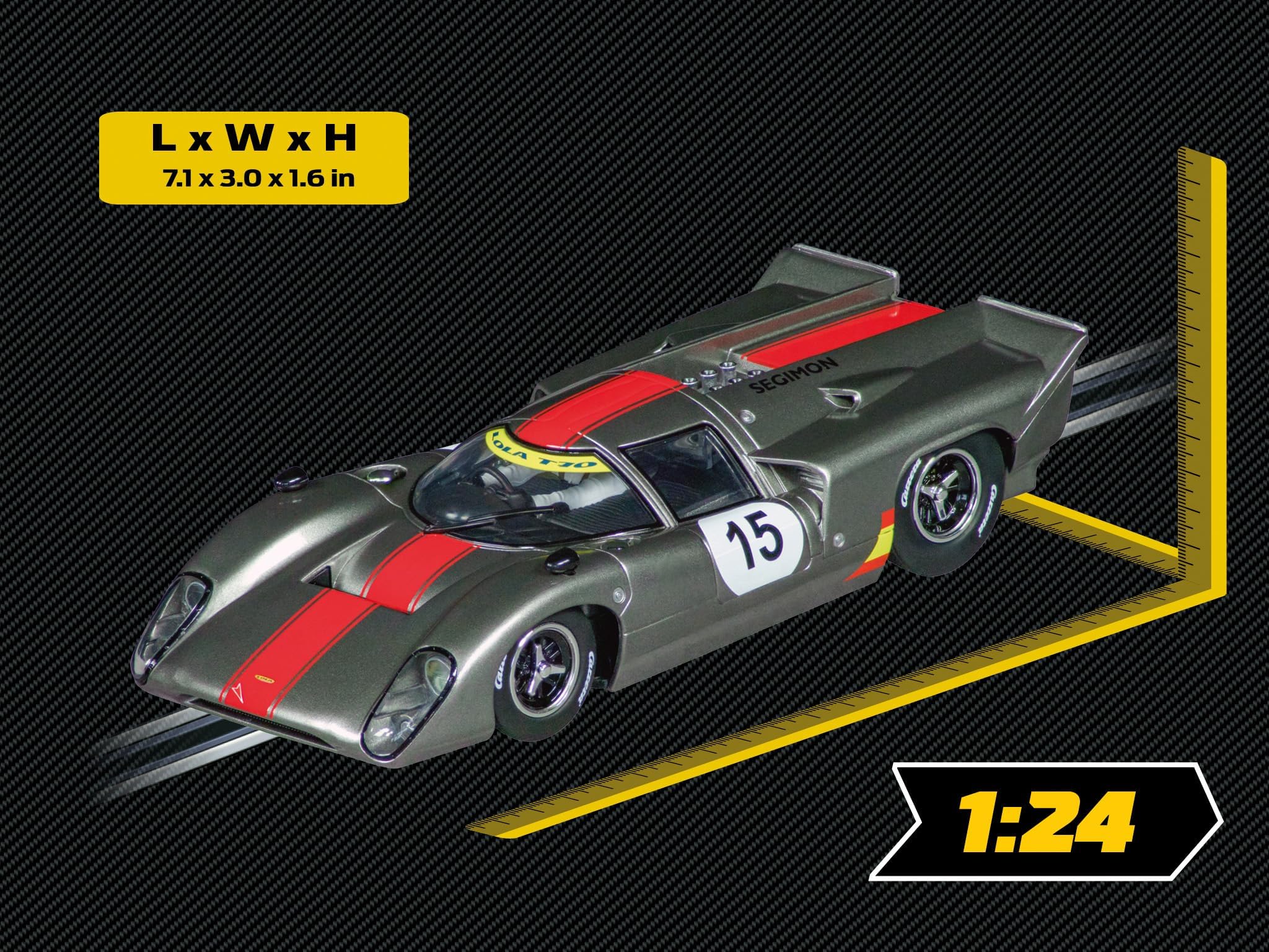 Amazon | Carrera 23957 Lola T70 MKIIIb No.15 1:24スケール デジタル