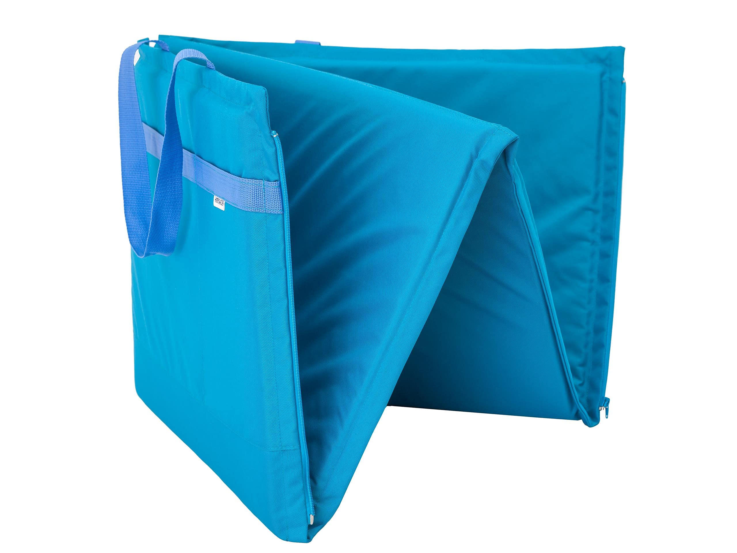 Strandmatte faltbar zu Tasche 2in1 Sonnenliege Strandliege Matte Gartenliege, Kopfkissen, Strandauflage, Auflage, tragbar, Strandtasche, viele Farben