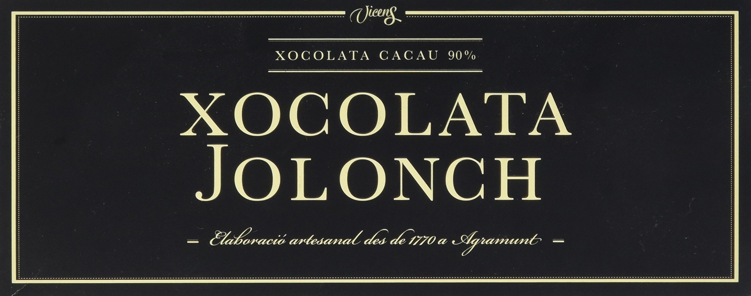 Jolonch 90% Cacao Extrafine Chocolate, 100 g