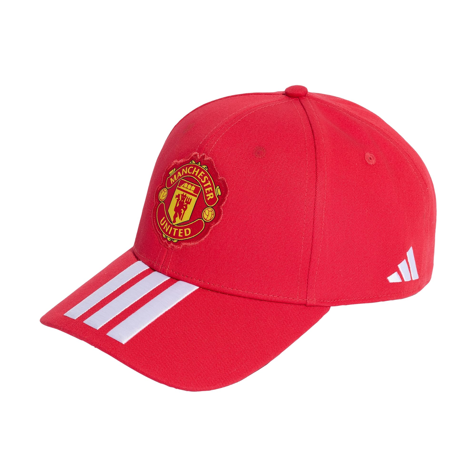 adidas Unisex Manchester United Hat, MUFC red/White, XXS-XS