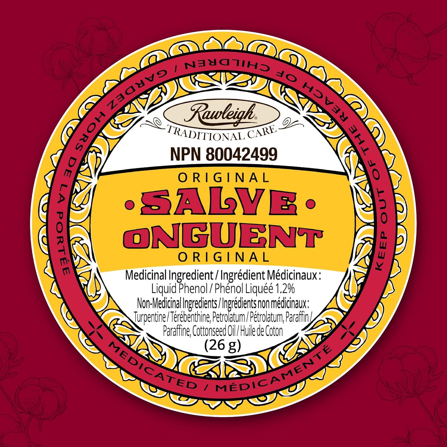 Rawleigh Antiseptic (Original) Yellow Salve Small Tin: 0.96 oz, Natural, Multi-Purpose Ointment Soothes Skin Cuts, Bruises, Irritations, with Turpentine, Phenol, Cottonseed Oil - Pack of 1 - Image 9