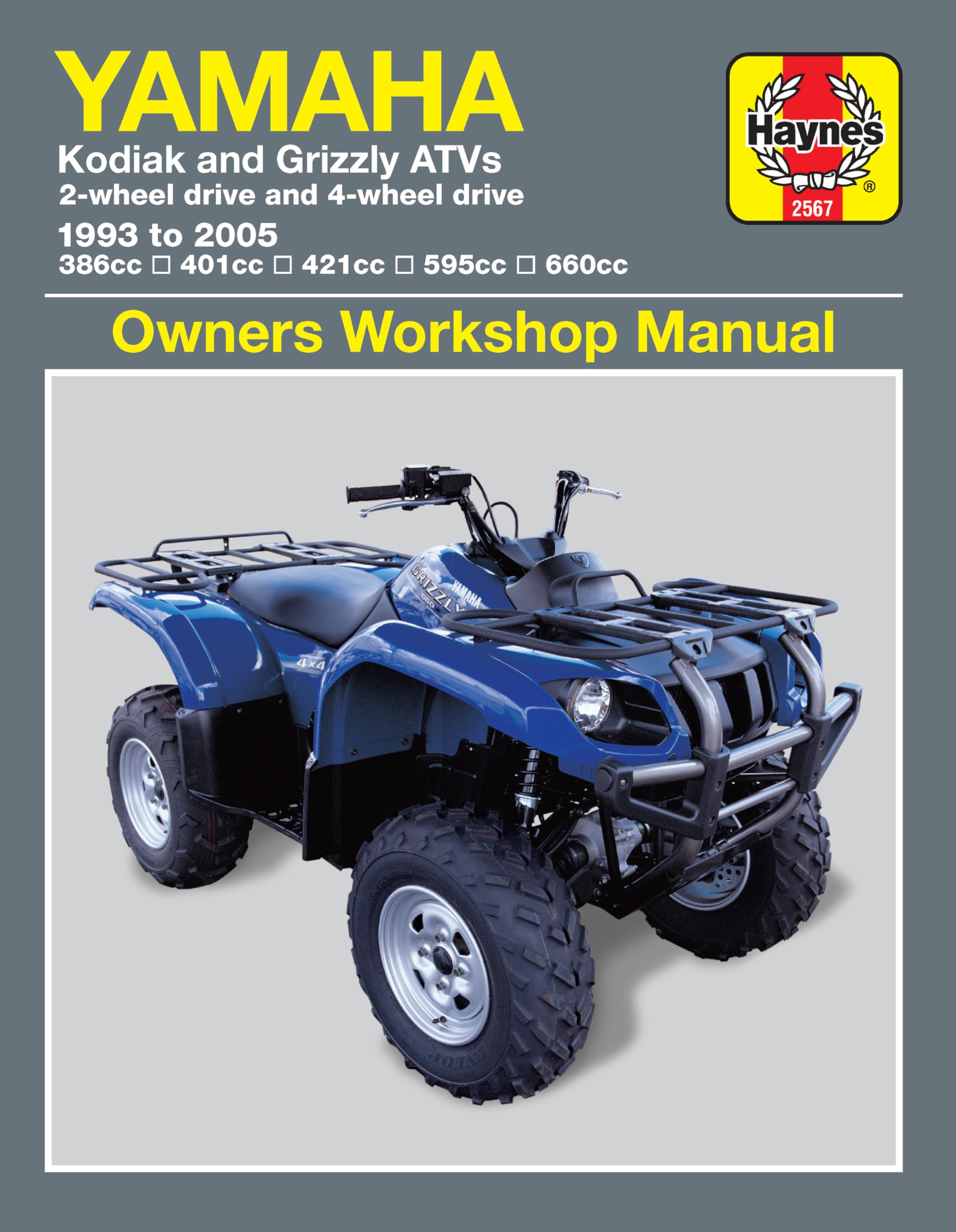 Yamaha Kodiak and Grizzly Atvs 1993 to 2005. Staff 9781563925672 New**