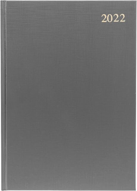 Collins Essential A5 Week to View 2022 Diary - Grey