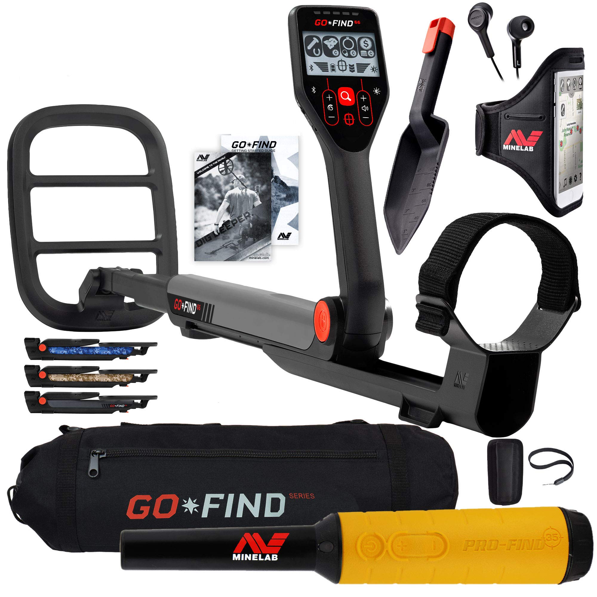 Amazon.co.jp: Minelab GO FIND 66 金属探知機 PRO FIND 35 ブラック 