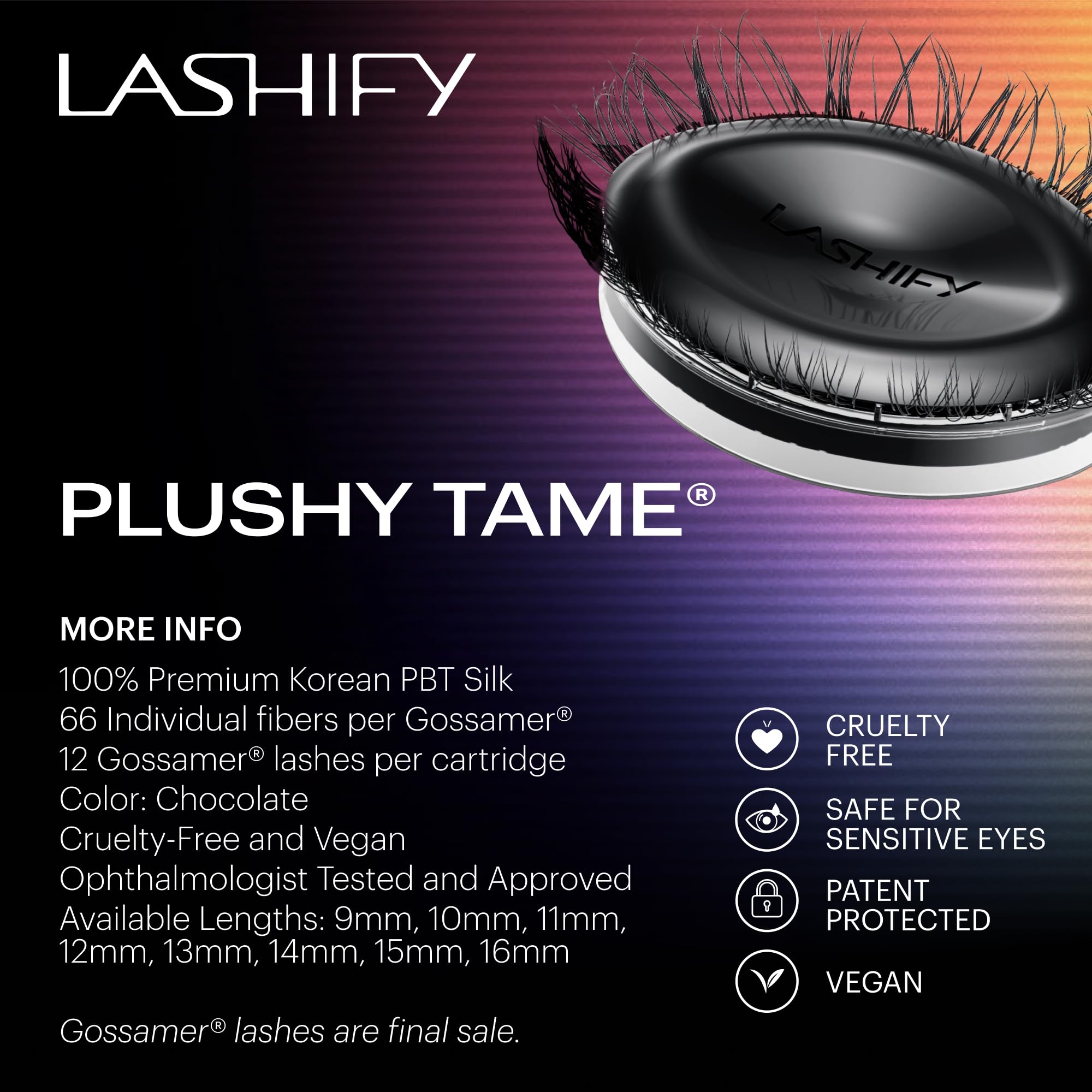 Lashify Plushy Tame Gossamer Lashes - DIY Volume Lash Style
