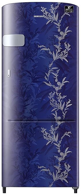 Samsung 192 L 3 Star Direct-Cool Single Door Refrigerator (RR20T1Y1Y6U/HL, Mystic Blue)