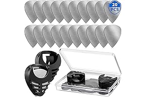 20 Pieces Metal Guitar Picks Plectrums Stainless Steel