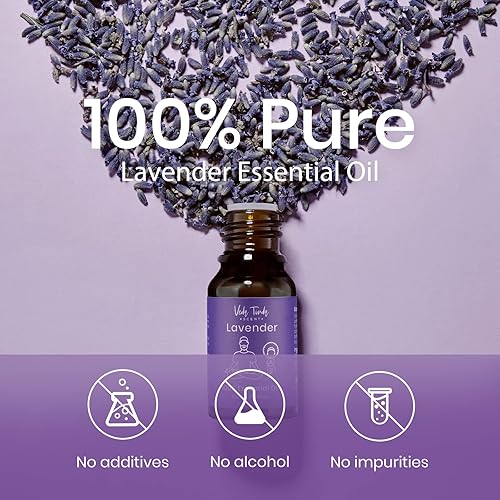Miniatura 7 de Veda - Aceite esencial de lavanda Tinda, 100% puro aceite esencial de lavanda orgánica para difusor, relajación, masaje, cabeza transparente con