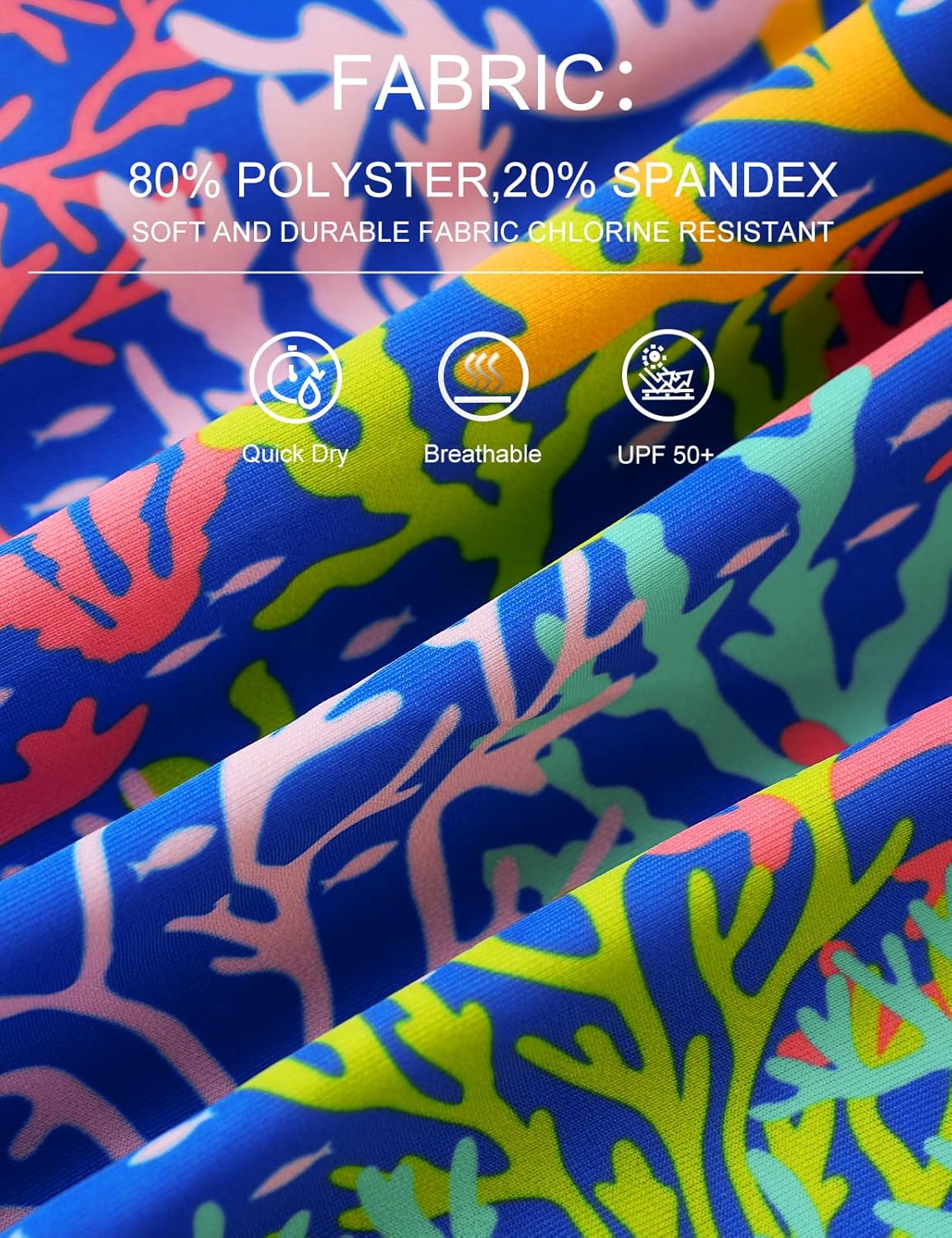 Girls' Swimsuit One Piece Swimming Suits Flyback Swimwear for Practice(with Padding,14,Coral) - Image 6