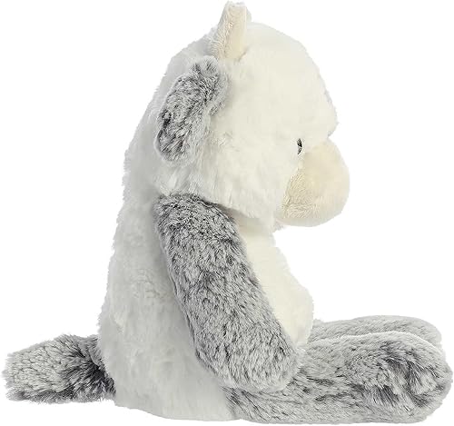 Miniatura 3 de Aurora® Snuggly Sweet & Softer™ - Animal de peluche de vaca - Compañero reconfortante - Juego imaginativo - Blanco 9 pulgadas