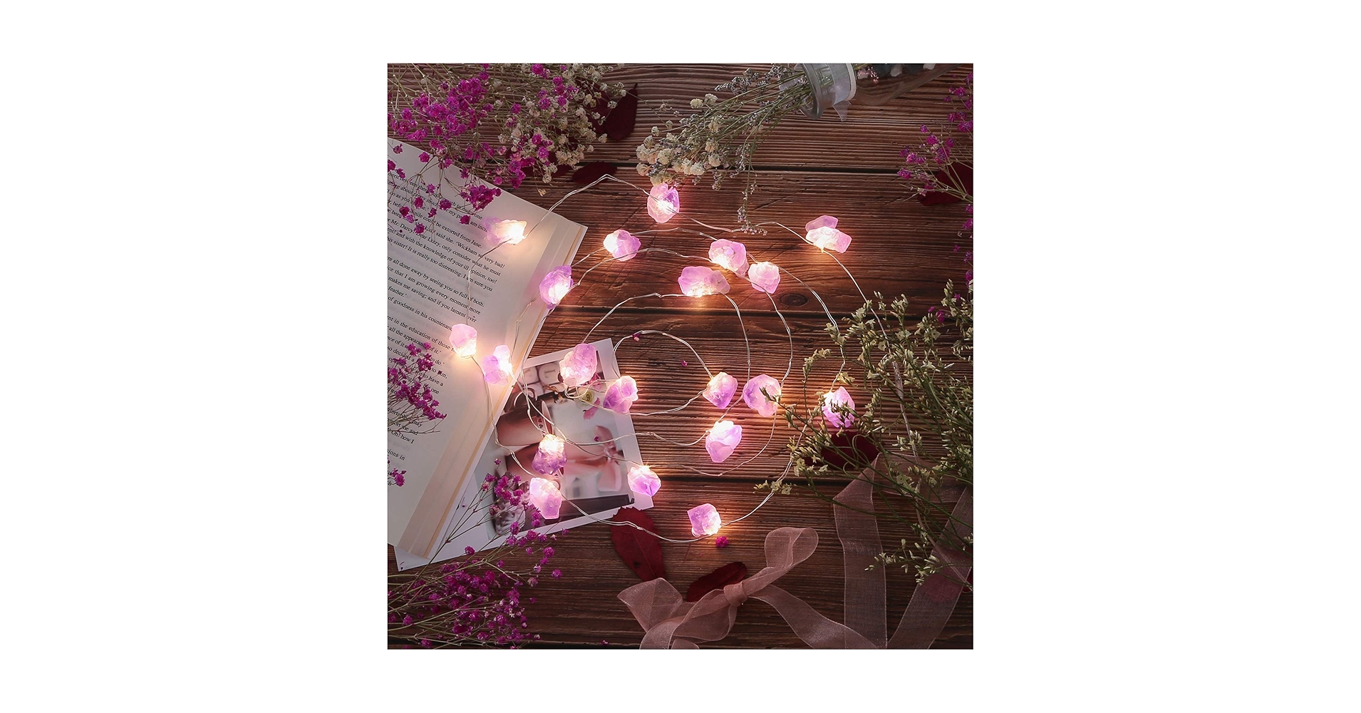 Amazon.com: Natural Amethyst Decorative Lights Crystal