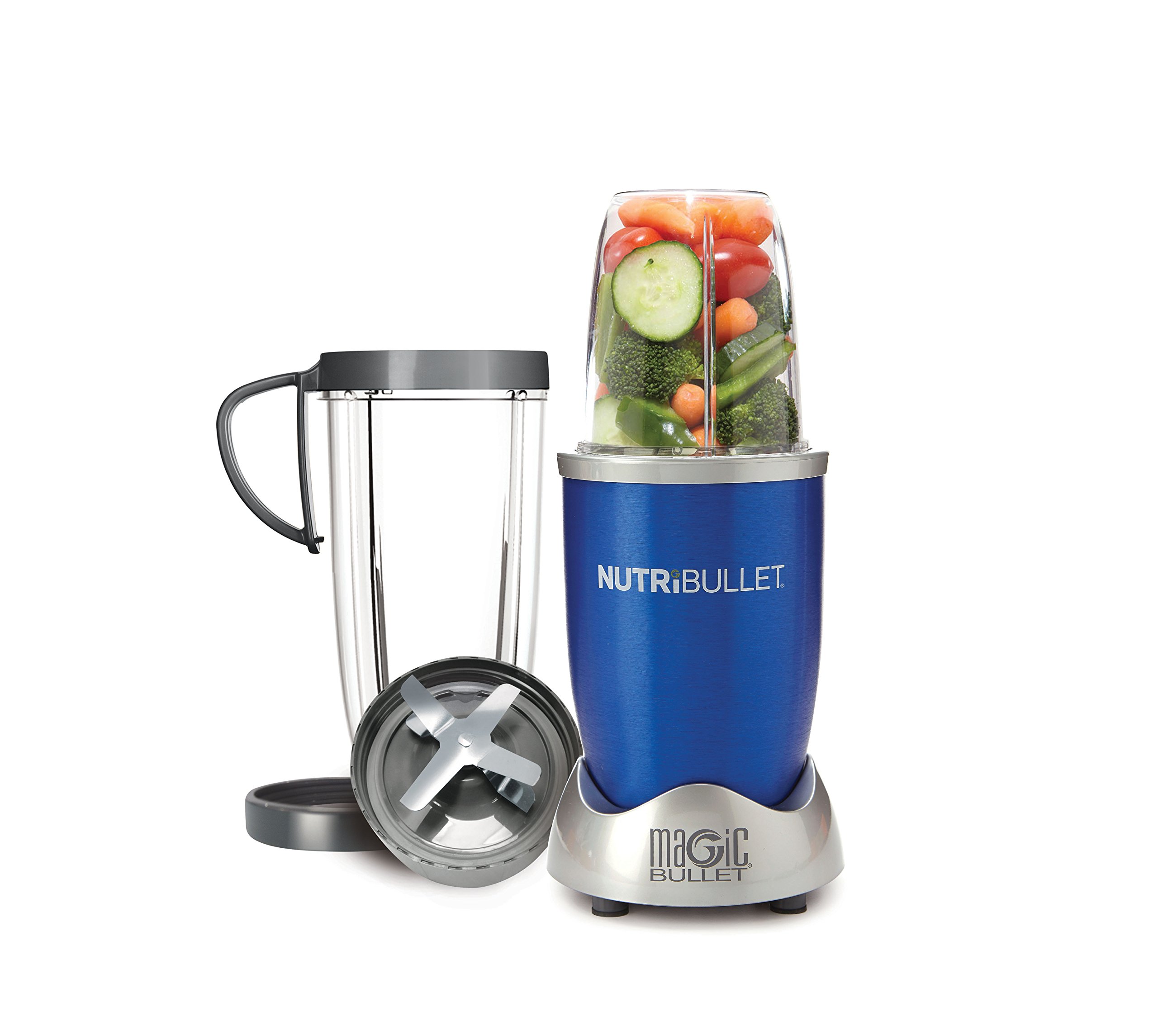 NutriBullet (Blue) Hi-Speed Blender/Mixer, 8-piece Set