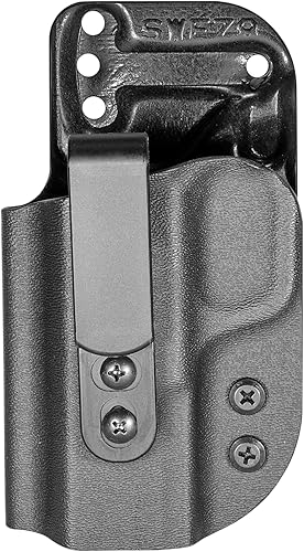 Miniatura 9 de Fobus SWEZ9 Funda de transporte oculta para Smith & Wesson M&P 9 Shield EZ, 380 Shield EZ, 30 Super Carry Shield EZ, ecualizador, listo para óptica,