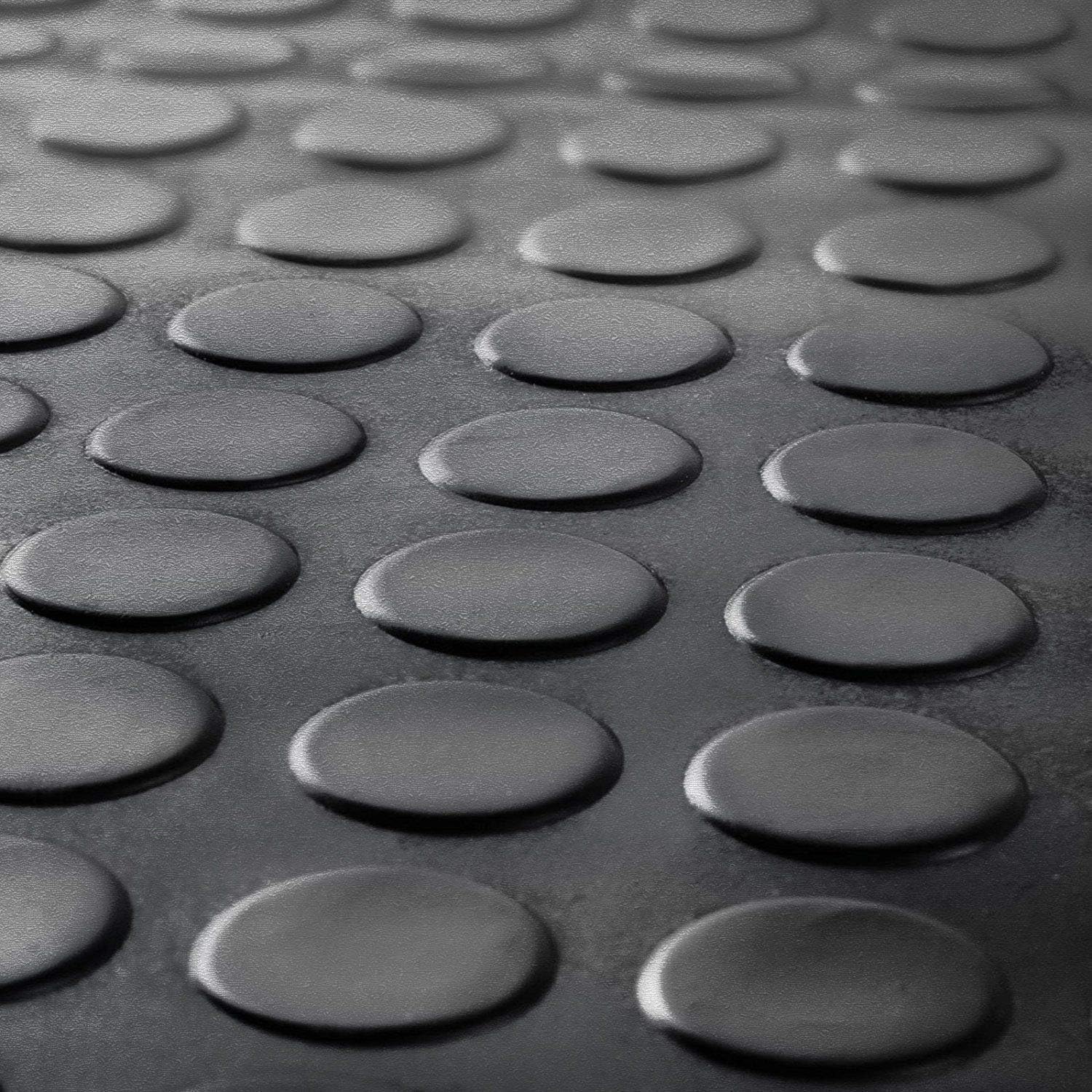 3m x 1.5m | Coin Rubber Garage Flooring Matting | 16 Sizes to Choose from on This Listing | 3mm Thick Floor Mat | A Grade | 9ft 9" x 4ft 9" | 118" x 57 Inches | 300 x 150cm