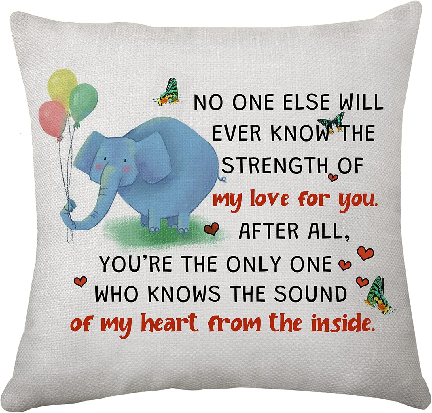 Inspirational Quotes Cushion Covers No One Else Will Ever Know The