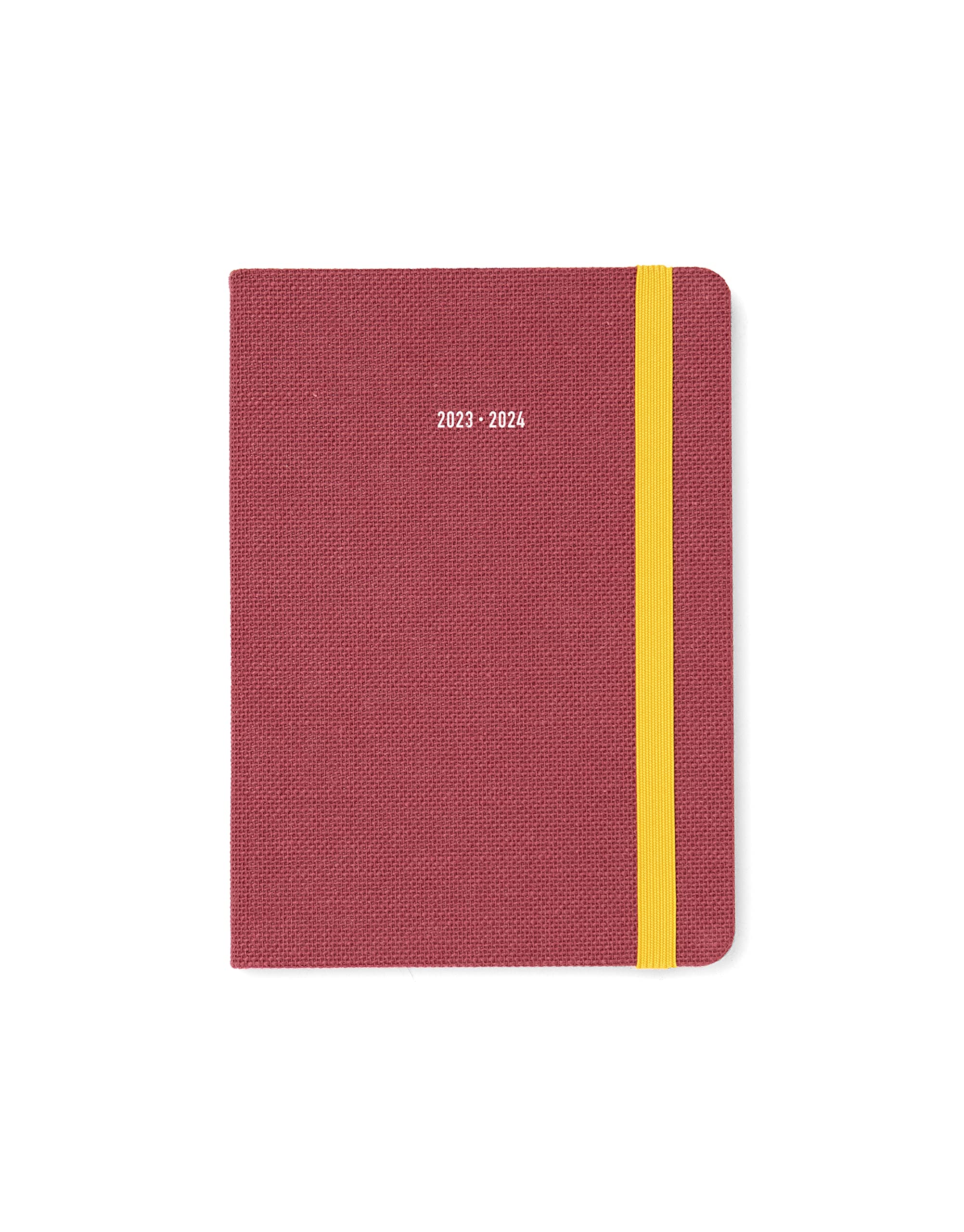 Letts Raw A6 week to view 2023/2024 academic diary - berry