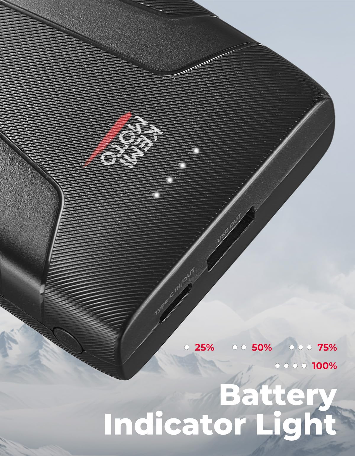 Gilet Chauffant Avec Capuche KEMIMOTO 5 Zones Batterie 9600mAh - Chaud Pour Moto, Ski, Randonnée