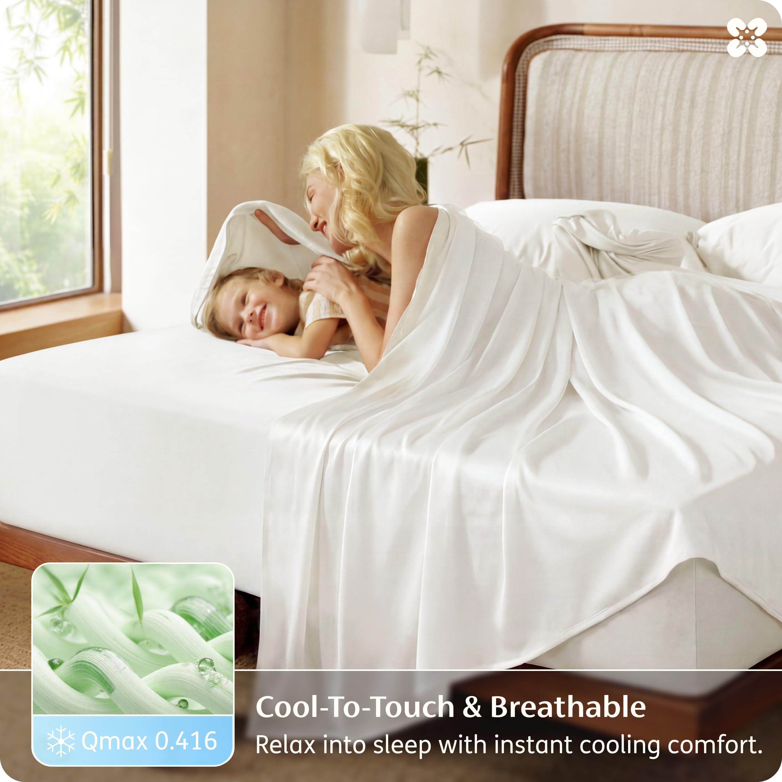 Amazon.com: Bedsure PureWoven 100% Viscose Derived from Bamboo