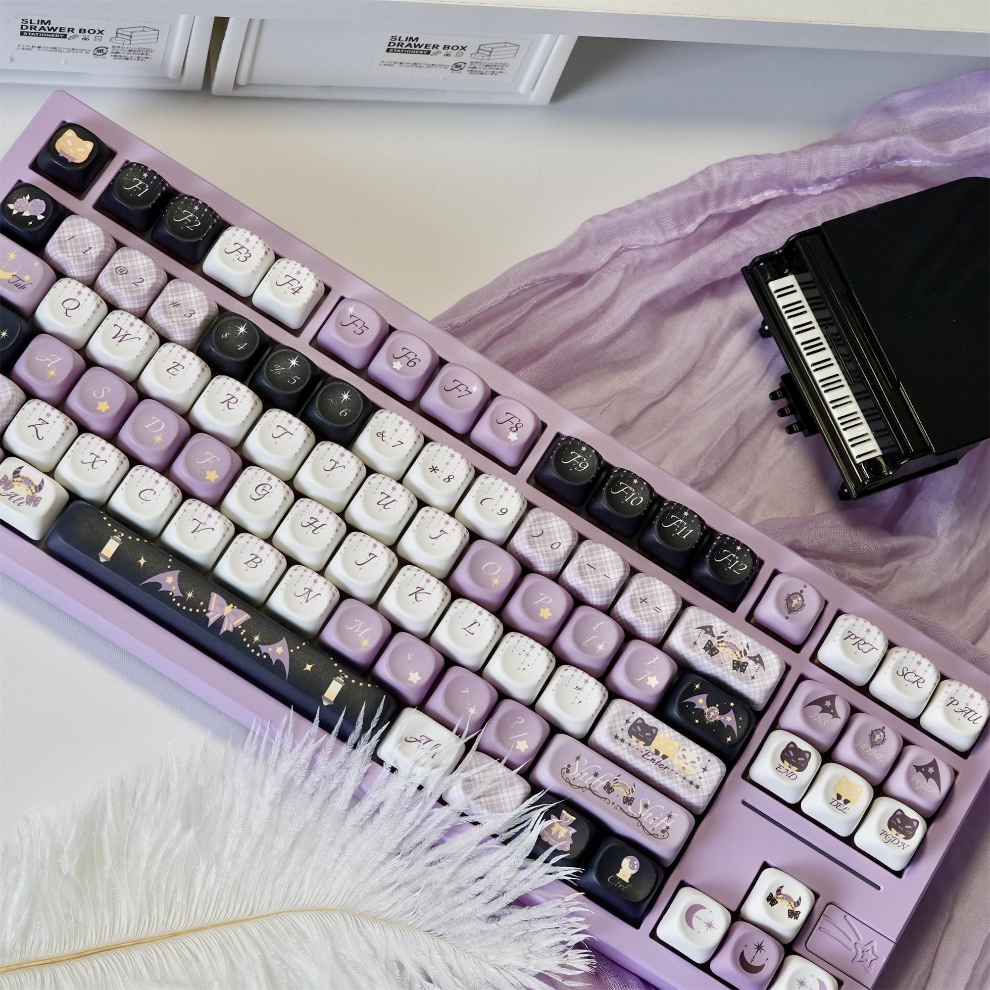 Amazon.co.jp: ZMX カスタムキーボードキーキャップ、MOA Profile