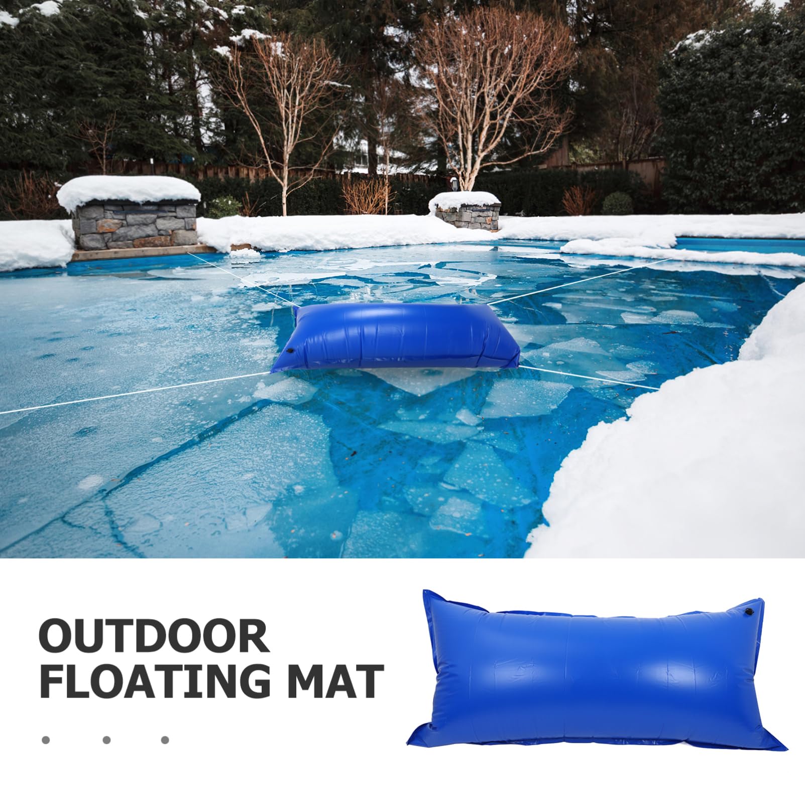 Coussin Gonflable de Piscine Hiver PVC pour Hivernage et Fermeture