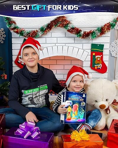 Miniatura 8 de Kits de ciencia para niños de 4 a 12 años, juguetes STEM con 90 experimentos científicos, proyectos de vapor, juguetes educativos de aprendizaje,