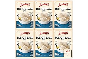 Junket Vanilla Ice Cream Starter Mix - 6 Boxes for Homemade Dessert Magic