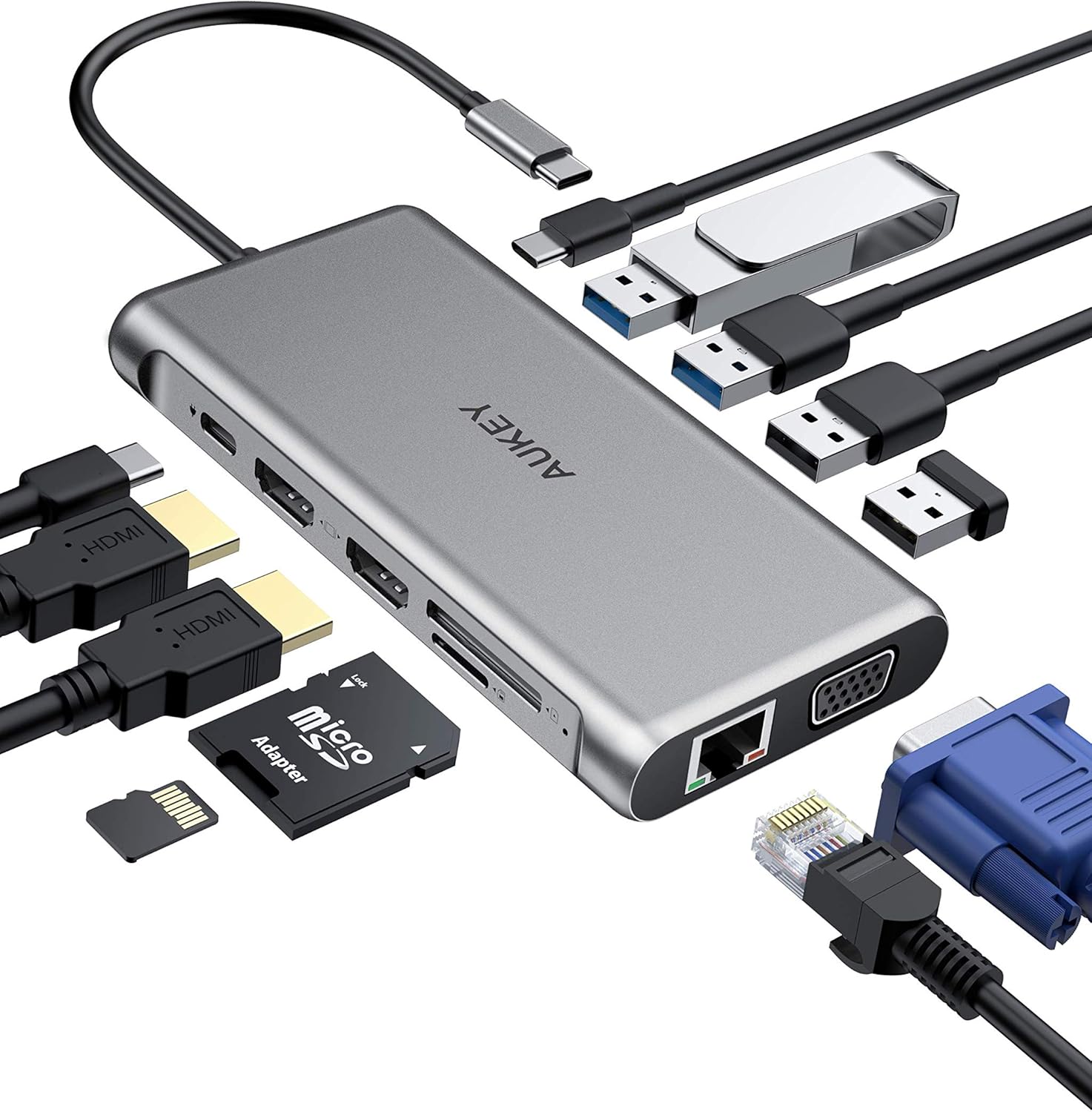 hub usb con porte ethernet