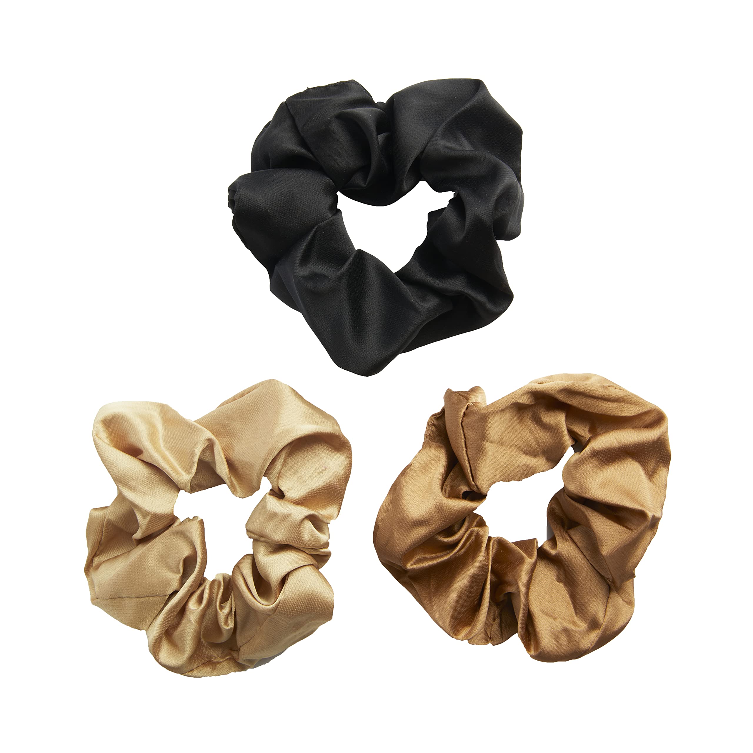 Revolution Haircare LondonHair Band Scrunchies, Satin Ties, 3 Ponytail Holders in a Pack, No Damage, 16.9g
